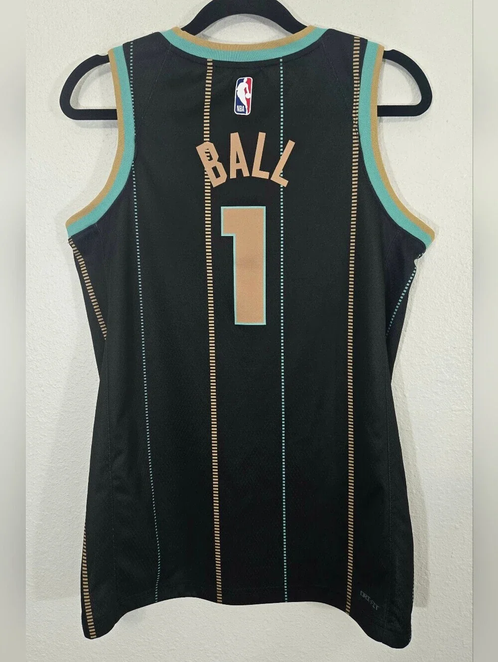 Nike LaMelo Ball Charlotte Hornets City Edition #1 NBA Jersey Basketball, Small